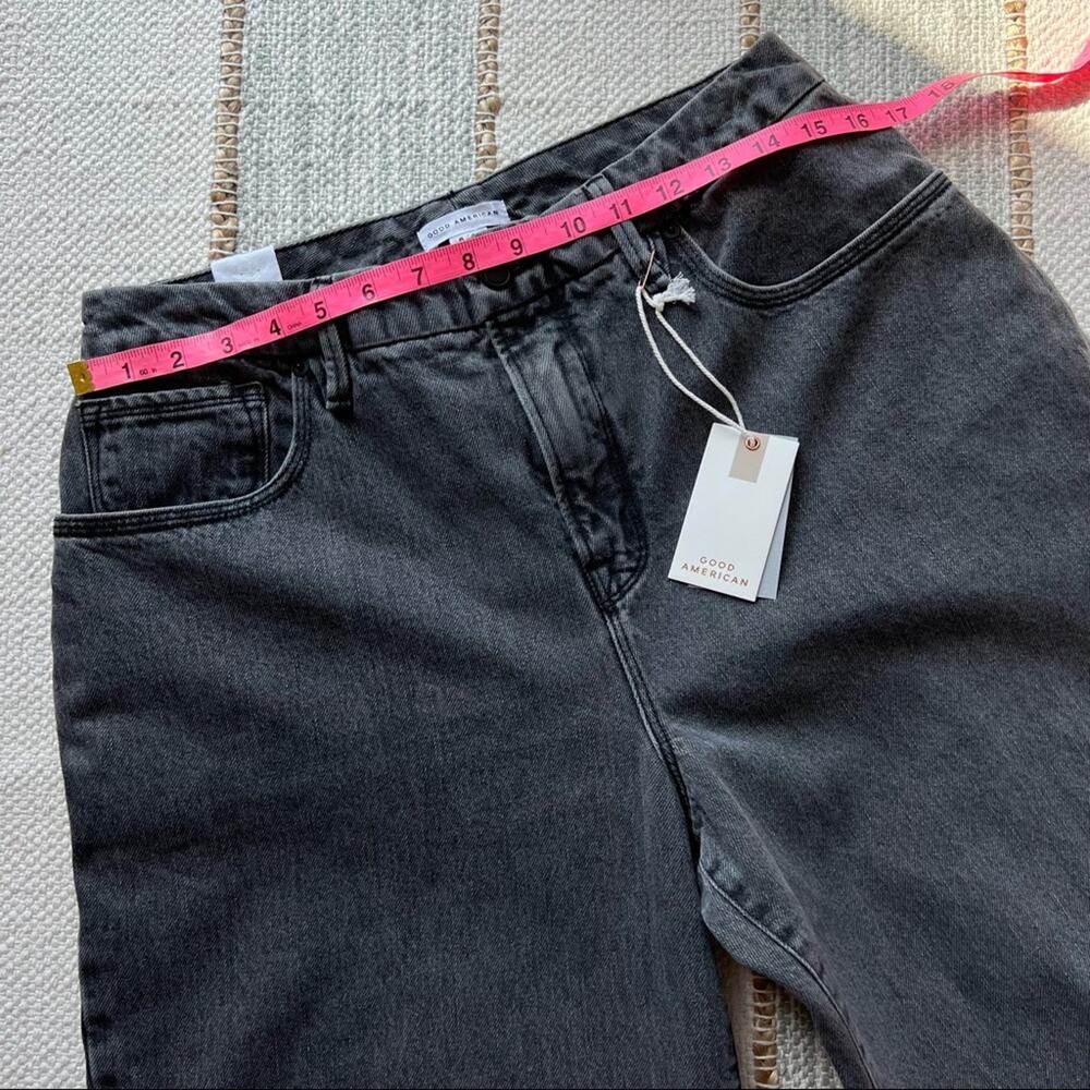 Good American 90’s Black238 High Rise Relaxed Jeans Women’s 6/ 28 - Picture 5 of 10